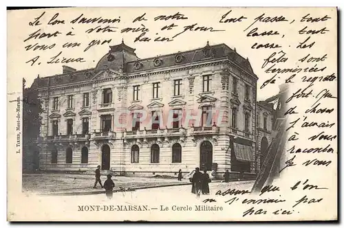 Cartes postales Mont De Marsan Le Cercle Militaire Militaria