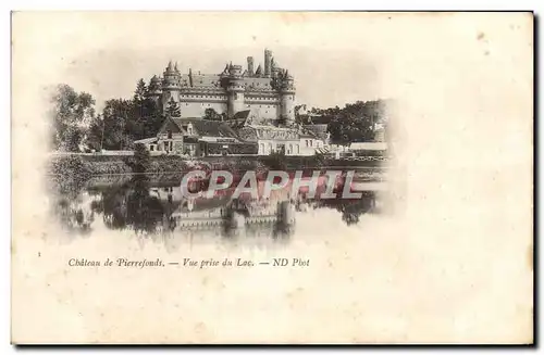 Cartes postales Chateau De Pierrefonds Vue Prise Du Lac