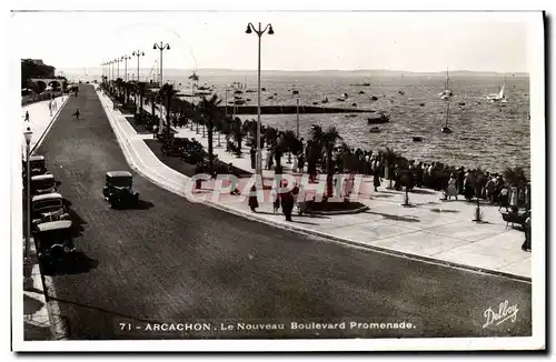 Ansichtskarte AK Arcachon Le Nouveau Boulevard Promenade