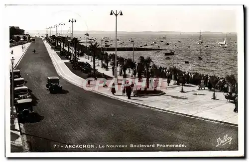 Cartes postales Arcachon Le Nouveau Boulevard Promenade