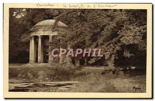 Cartes postales Versailles Le temple de l'amour Bouchardon