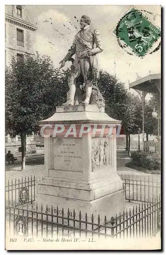 Cartes postales Pau Statue De Henri IV