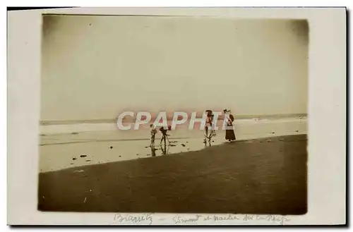CARTE PHOTO Biarritz