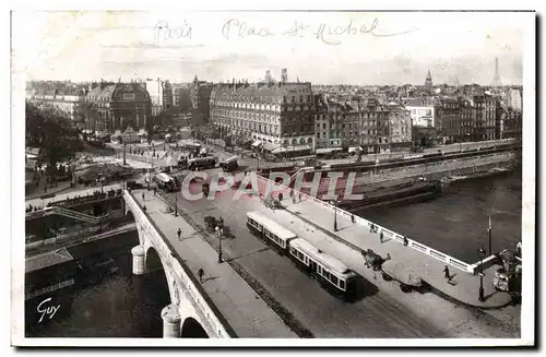 Cartes postales moderne Paris Place St Michel