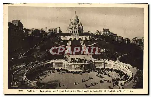 Cartes postales Paris Basilique du Sacre Coeur de Montmartre