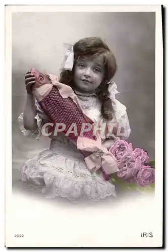 Cartes postales Fantaisie Enfant Poisson