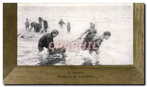 Cartes postales Fantaisie Jsraels Pecheurs de crevettes