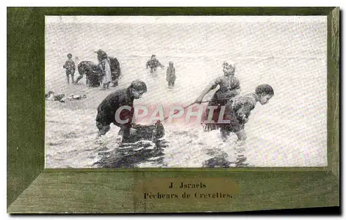 Cartes postales Fantaisie Jsraels Pecheurs de crevettes