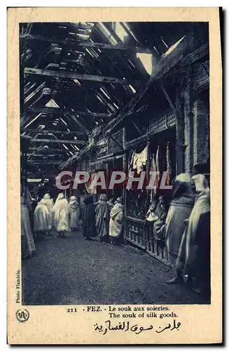 Cartes postales Fez Le Souk Aux Soieries