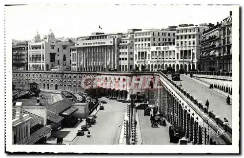 Ansichtskarte AK Alger Le Boulevard Carnot La Mairie et la Prefecture