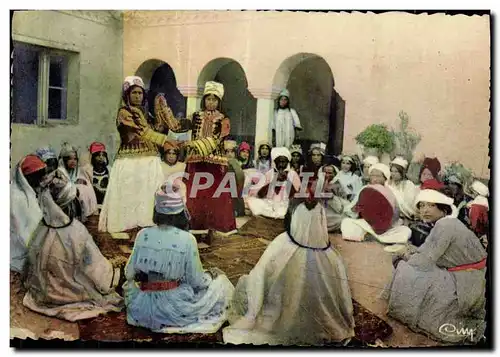 Moderne Karte &#39Afrique En Couleurs Dances Des Ouled Nail Tunisie