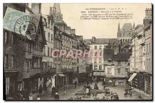 Cartes postales La Normandie Lisieux Marche a la poterie