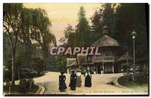 Cartes postales Luchon Le Parc Des Quinconces Buvette du Pre