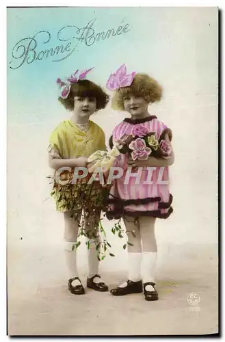 Cartes postales Fantaisie Enfants Bonne Annee