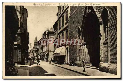 Ansichtskarte AK Toulouse Eglise Et Rue Du Tour