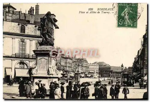 Cartes postales Bordeaux Place Et Allees De Tourny