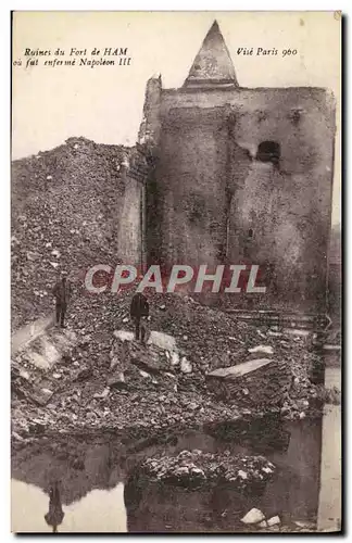 Ansichtskarte AK Ruines Du Fort De Ham ou Fut Napoleon III Militaria
