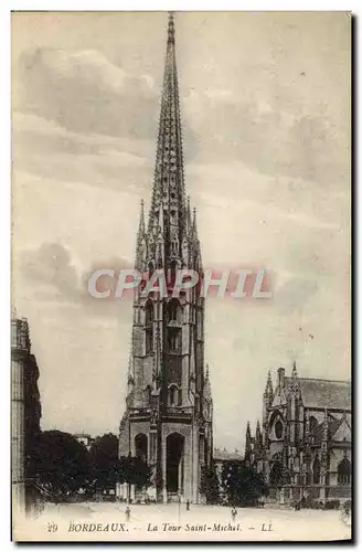 Cartes postales Bordeaux La Tour Saint Michel