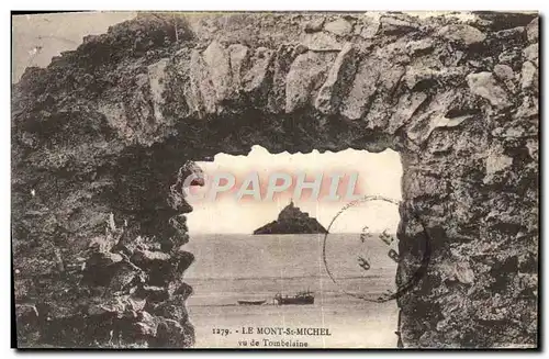 Cartes postales Le Mont St Michel Vu De Tombelaine