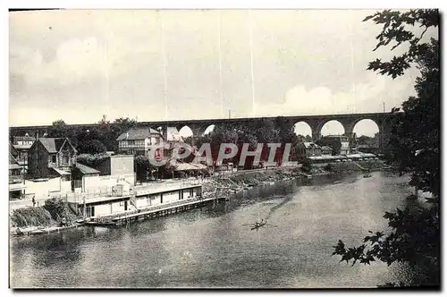 Ansichtskarte AK Bords De Marne Le Viaduc