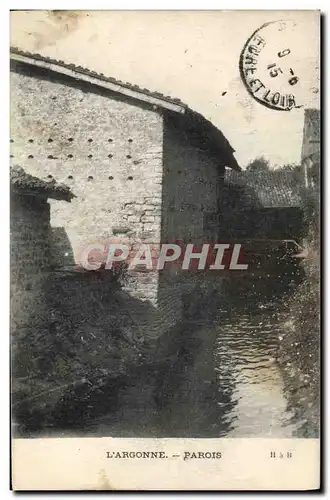 Cartes postales L'Argonne Parois