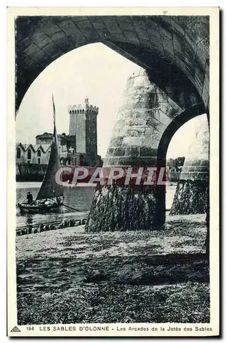 Cartes postales Les Sables D'Olonne Les Arcades De La Jetee des sables