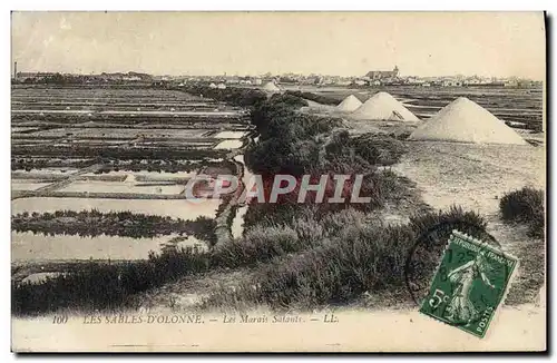 Cartes postales Les Sables D&#39Olonne Les Marais Salants