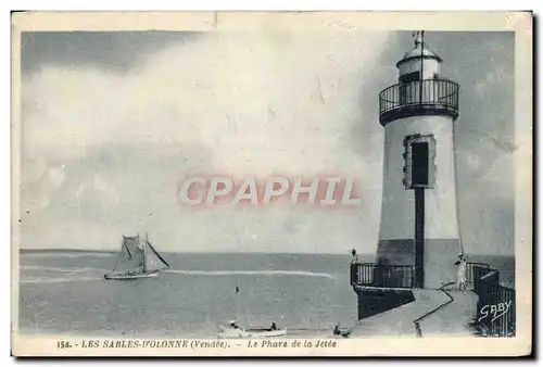 Cartes postales Les Sables D'Olonne Le Phare De La Jetee
