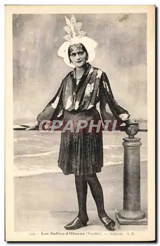 Cartes postales Les Sables D'Olonne Sablaise Folklore