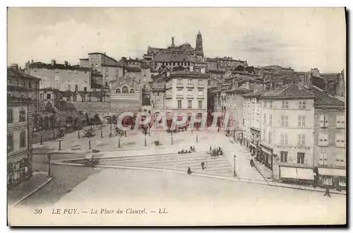 Cartes postales Le Puy La Place Du Clauzel