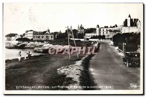 Ansichtskarte AK Pontaillac Royan Les Palaises Et Route De La Corniche Sud