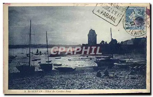 Cartes postales St Servan Effet De Contre Jour