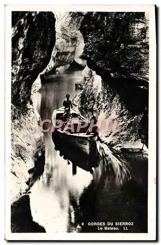 Cartes postales moderne Gorges Du Sierroz Le Bateau