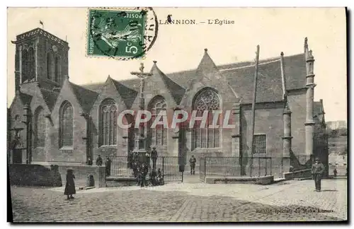 Cartes postales Lannion L'Eglise