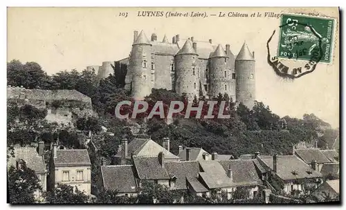 Cartes postales Luynes Le Chateau Et Le Village