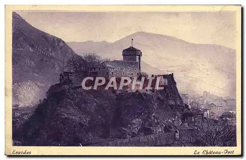 Cartes postales Lourdes Le Chateau fort