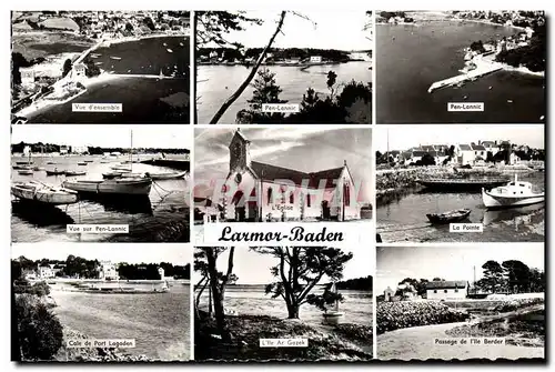 Cartes postales moderne Larmor Baden Vue d&#39ensemble Pen Lannic La pointe Lagaden