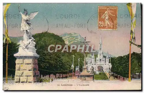 Cartes postales Lourdes L&#39Esplanade