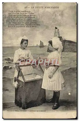 Ansichtskarte AK Les Petite Marchande Sables d&#39Olonne Folklore