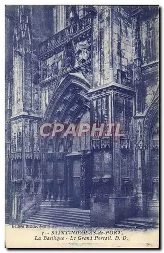 Cartes postales Saint Nicolas De Port La Basilique Le Grand Portail