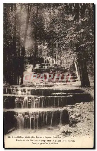 Cartes postales Environs de Saint Loup Sur Aujon Source Petrifiante D&#39Erut
