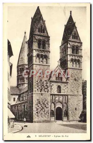 Cartes postales Selestat Eglise St Foi