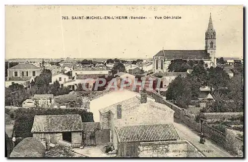 Cartes postales Saint Michel En L&#39Herm Vue Generale