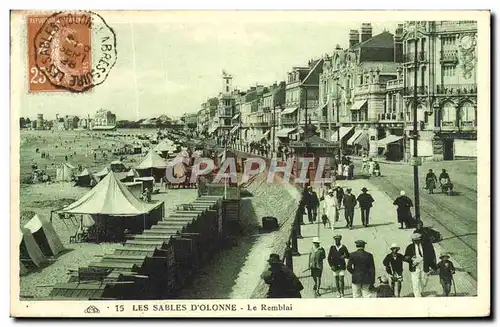 Cartes postales Les Sables D&#39Olonne Le Remblai