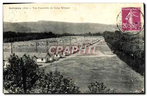 Ansichtskarte AK Sathonay Vue D&#39Ensemble Du Camp Militaire Militaria