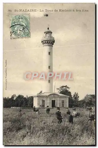 Cartes postales St Nazaire La Tour De Kerlede A Feu Fixe