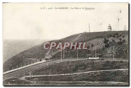 Cartes postales Ste Adresse La Heve Et Le Semaphore