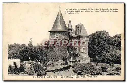 Cartes postales Pornic Le Chateu Facade Sud Sur Le Port