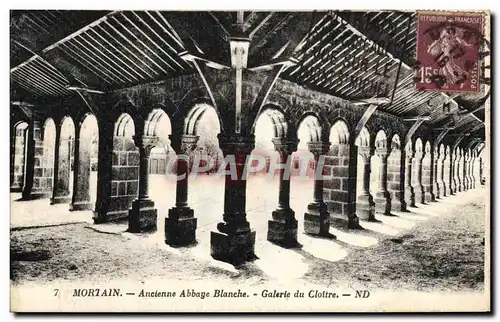 Cartes postales Mortain Ancienne Abaye Blanche Galerie Du Cloitre