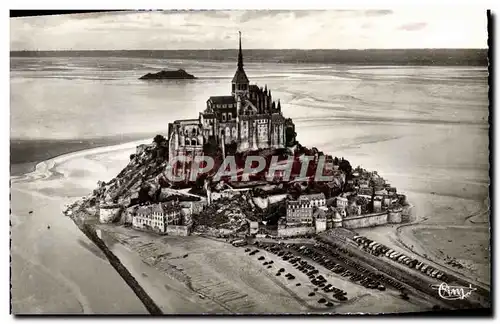 Cartes postales moderne Pontorson A Vue Generale Aerienne La route nationale Mont Saint Michel